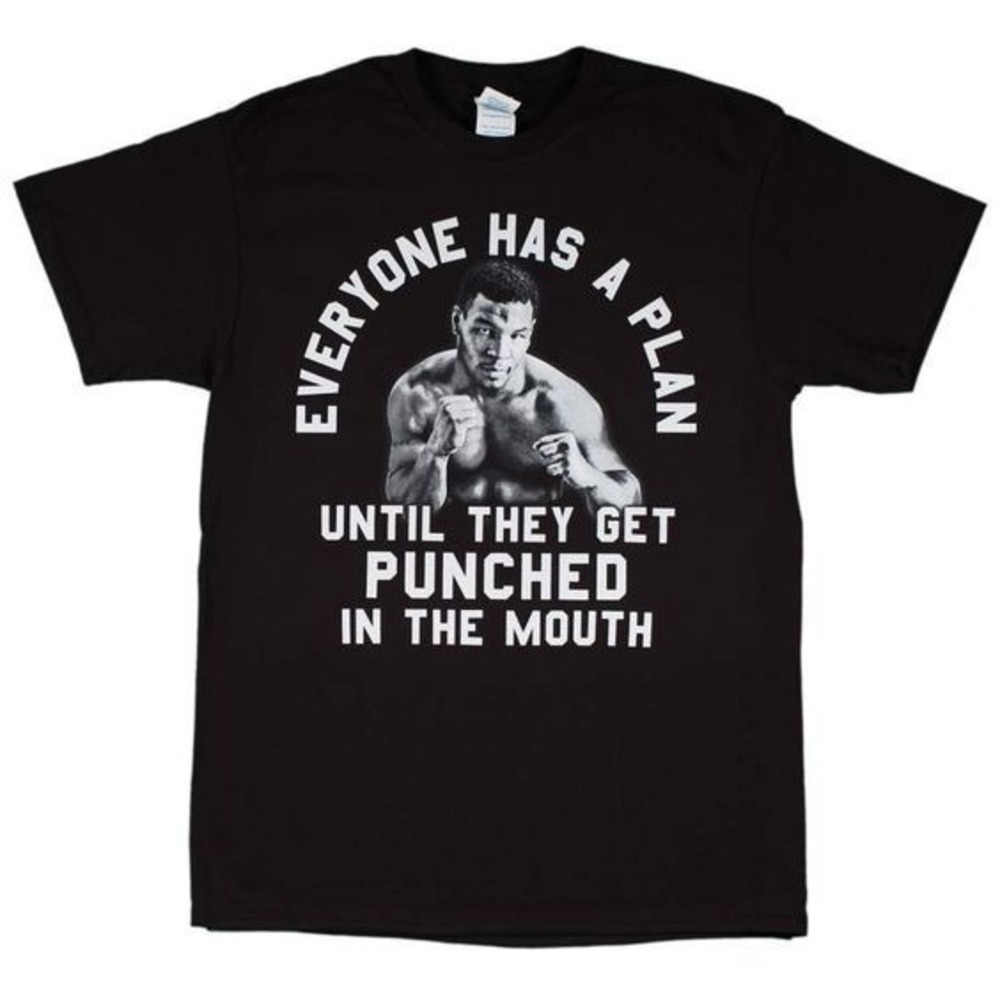 Mike Tyson Everyone Has A Plan Mens T-Shirt